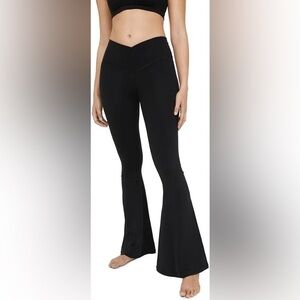 Aerie Real Me High Waisted Crossover Super Flare Legging